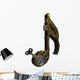 Metal Steampunk Music Note Wall Decal