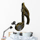 Metal Steampunk Music Note Wall Decal