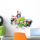 Party Illustration Wall Decal Design 2