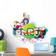 Party Illustration Wall Decal Design 2