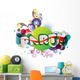 Party Illustration Wall Decal Design 2