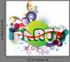Party Illustration Wall Decal Design 2