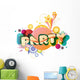 Party Illustration Wall Decal Design 1