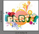 Party Illustration Wall Decal Design 1