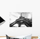 Greyscale Eiffel Tower (Under Shot) Wall Decal