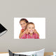 Two Funny Smiling Little Wall Decal