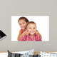 Two Funny Smiling Little Wall Decal