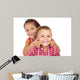 Two Funny Smiling Little Wall Decal