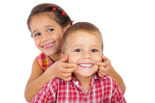 Two Funny Smiling Little Wall Decal