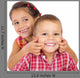 Two Funny Smiling Little Wall Decal