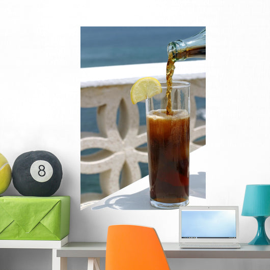 Glass Cola Terrace Wall Decal