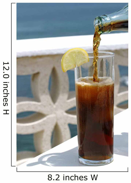 Glass Cola Terrace Wall Decal