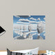 Surreal Face with Text Wall Decal