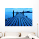 Wood Bridge Morning Wall Decal