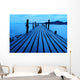 Wood Bridge Morning Wall Decal