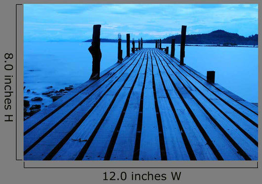 Wood Bridge Morning Wall Decal