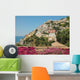 Positano Italy and Bouganvilleas Wall Decal