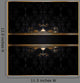 Elegant Seamless Wallpaper with Wall Decal