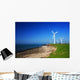 Seaside Wind Farm Wall Decal