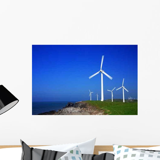 Wind Farm with Copy Wall Decal