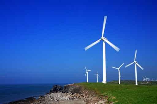 Wind Farm with Copy Wall Decal