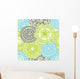 Stylish Floral Seamless Pattern Wall Decal