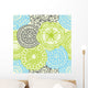 Stylish Floral Seamless Pattern Wall Decal