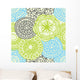 Stylish Floral Seamless Pattern Wall Decal