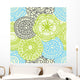 Stylish Floral Seamless Pattern Wall Decal