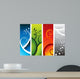Four Natural Elements Wall Decal