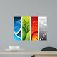 Four Natural Elements Wall Decal