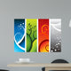 Four Natural Elements Wall Decal