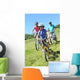 Family Mountain Bike Ride Wall Decal