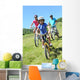 Family Mountain Bike Ride Wall Decal