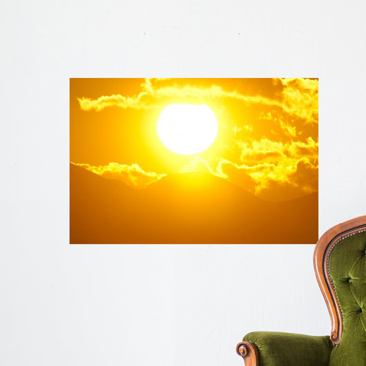 Big Sun Wall Decal