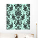 Seamless Damask Baroque Floral Wall Decal
