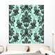 Seamless Damask Baroque Floral Wall Decal