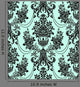 Seamless Damask Baroque Floral Wall Decal