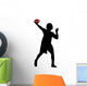 American Football Silhouette Wall Decal Design 5
