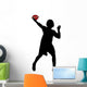 American Football Silhouette Wall Decal Design 5