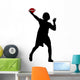 American Football Silhouette Wall Decal Design 5