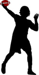 American Football Silhouette Wall Decal Design 5