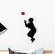 American Football Silhouette Wall Decal Design 4