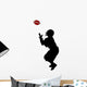 American Football Silhouette Wall Decal Design 4