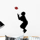 American Football Silhouette Wall Decal Design 4