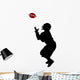 American Football Silhouette Wall Decal Design 4