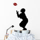American Football Silhouette Wall Decal Design 4