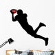 American Football Silhouette Wall Decal Design 3
