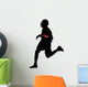 American Football Silhouette Wall Decal Design 2