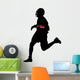 American Football Silhouette Wall Decal Design 2